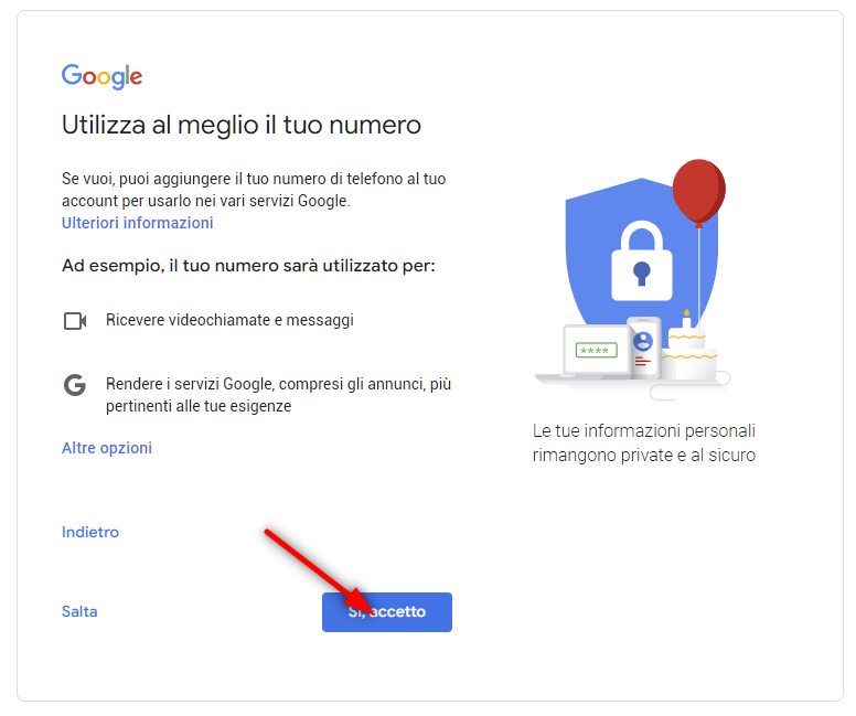 Come creare un Email? - come creare email gmail - step 5