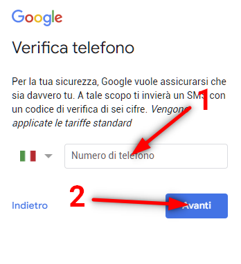 Come creare un Email? - come creare un email Gmail - step 3