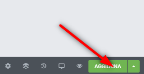 Come creare un sito web - aggiorna pagina elementor