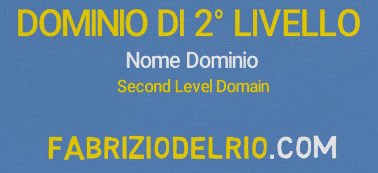 Cos'è un Dominio Internet? - dominio di secondo livello