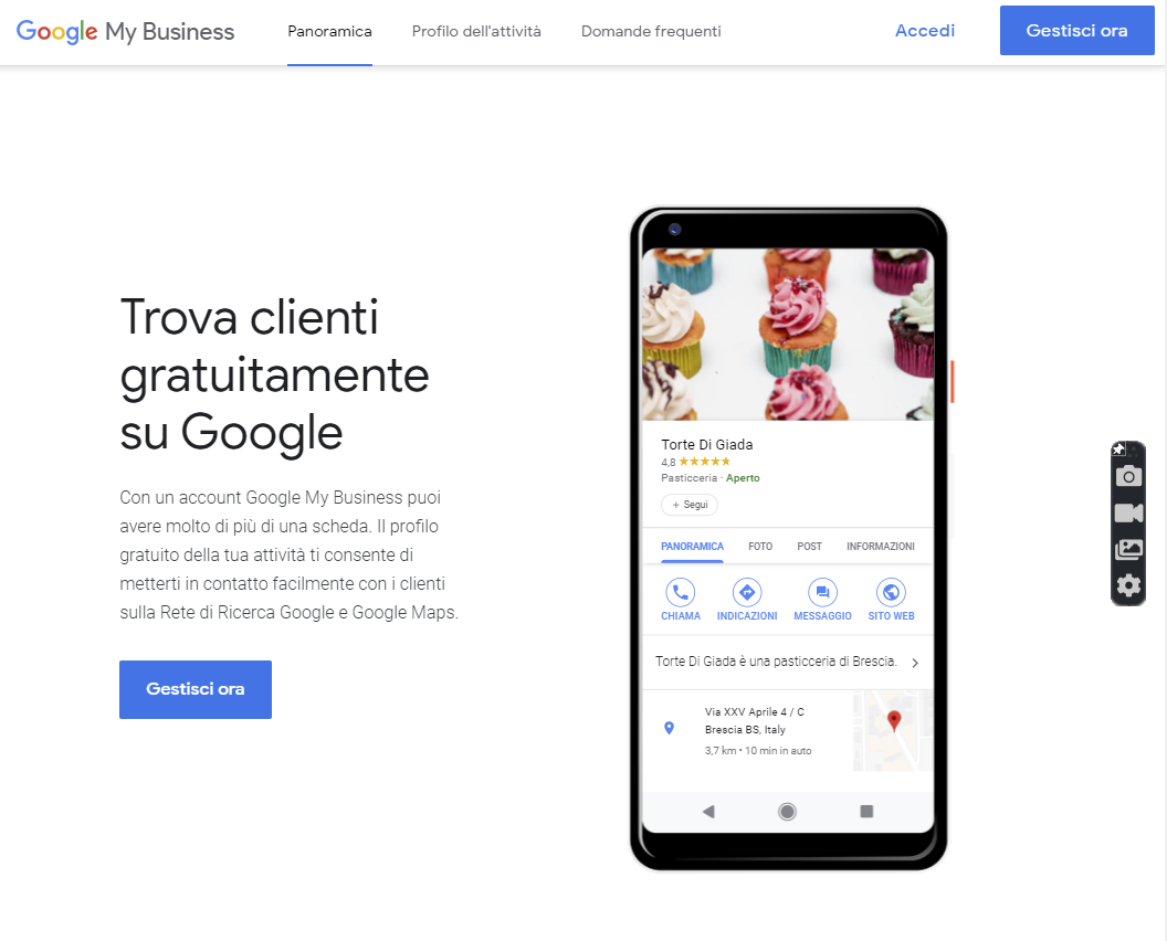 Local SEO: L’ottimizzazione per le Aziende locali - Homepage Google My Business