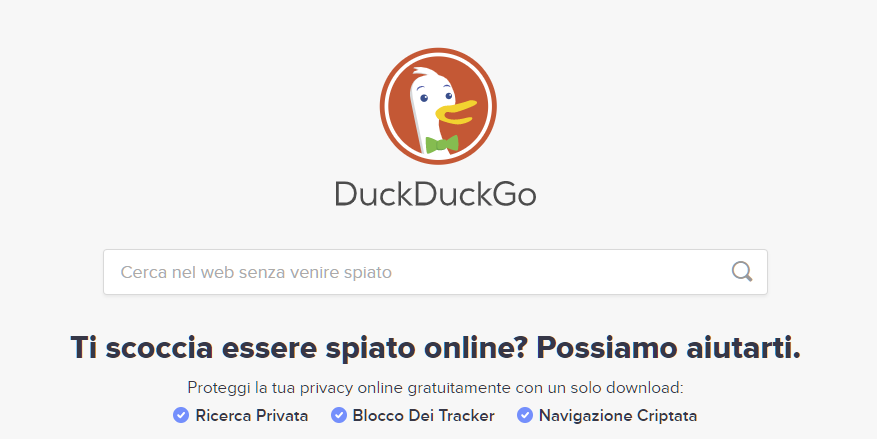 I motori di ricerca più usati nel 2021? - motore di ricerca più usato: DuckDuckGo
