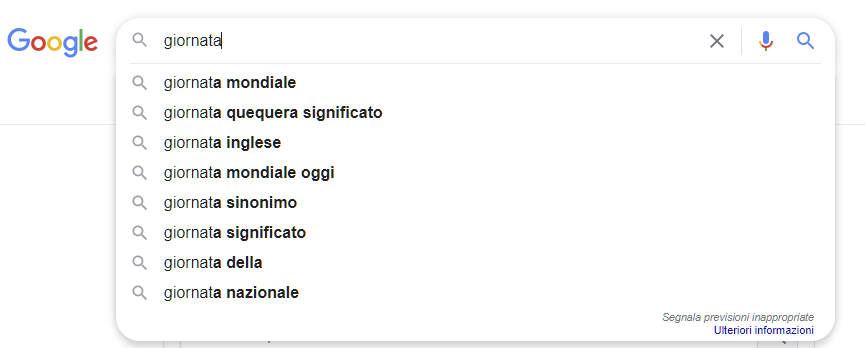 Parole Chiave: cosa sono e come trovarle in 7 step! - trovare le parole chiave con Google Suggest