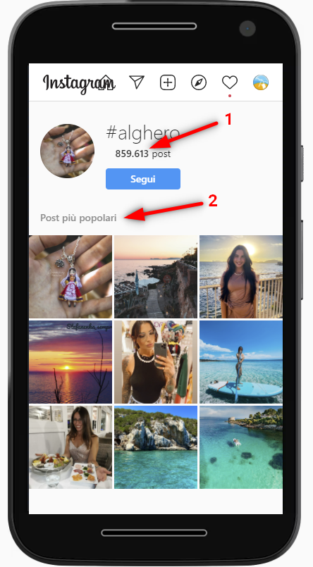 Quando Pubblicare su Instagram? - hashtag alghero post popolari