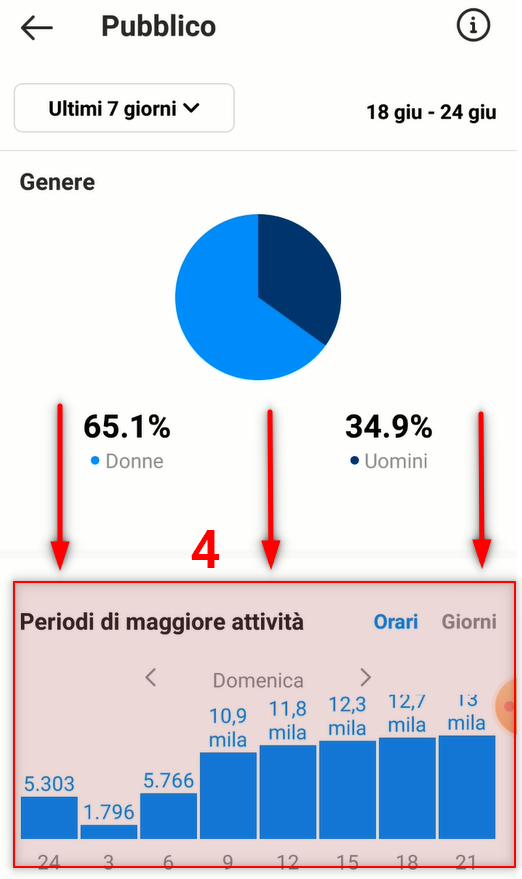 Quando Pubblicare su Instagram? - periodi di maggiore attività